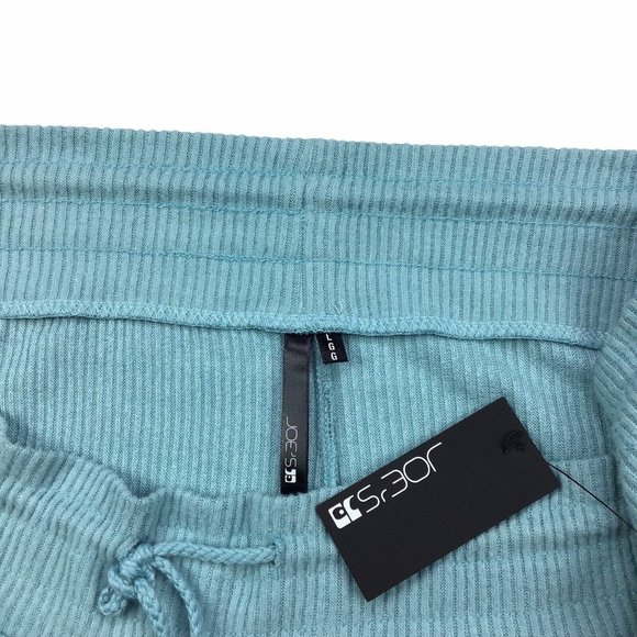 Joe's Blue Drawstring Waist French Terry Pull On Sleep Short Loungewear Sz Large - Picture 5 of 5